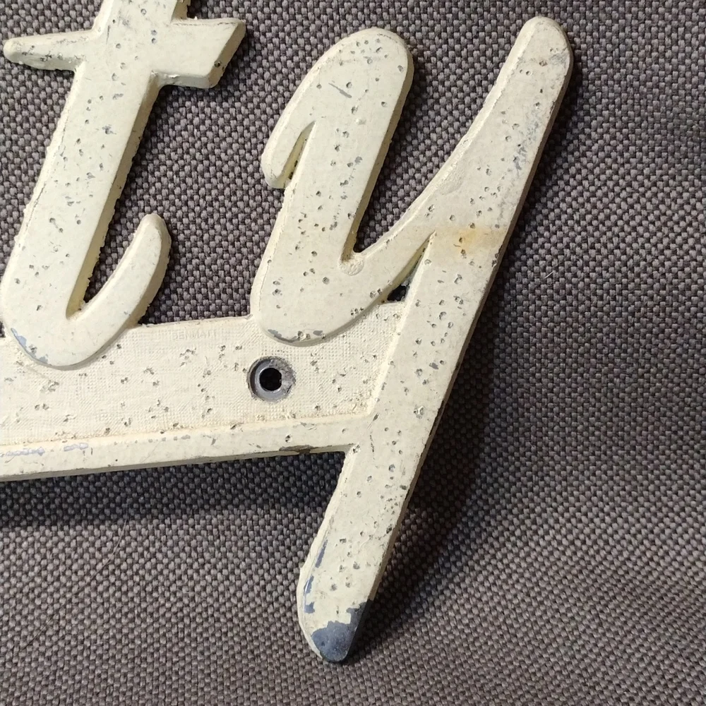 Liberty patina metal sign